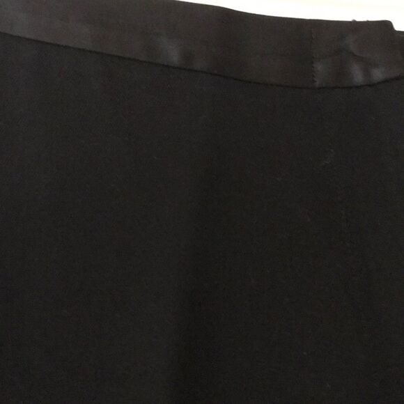 MOSCHINO Black Wool Dress Pant with Cuff - Picture 2 of 5